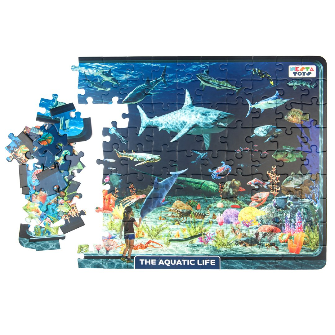108 Pcs Aquatic Life Jigsaw Puzzle 2