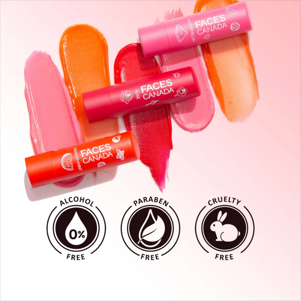 Faces Canada Vitamin C Lip Balm - Watermelon - Distacart