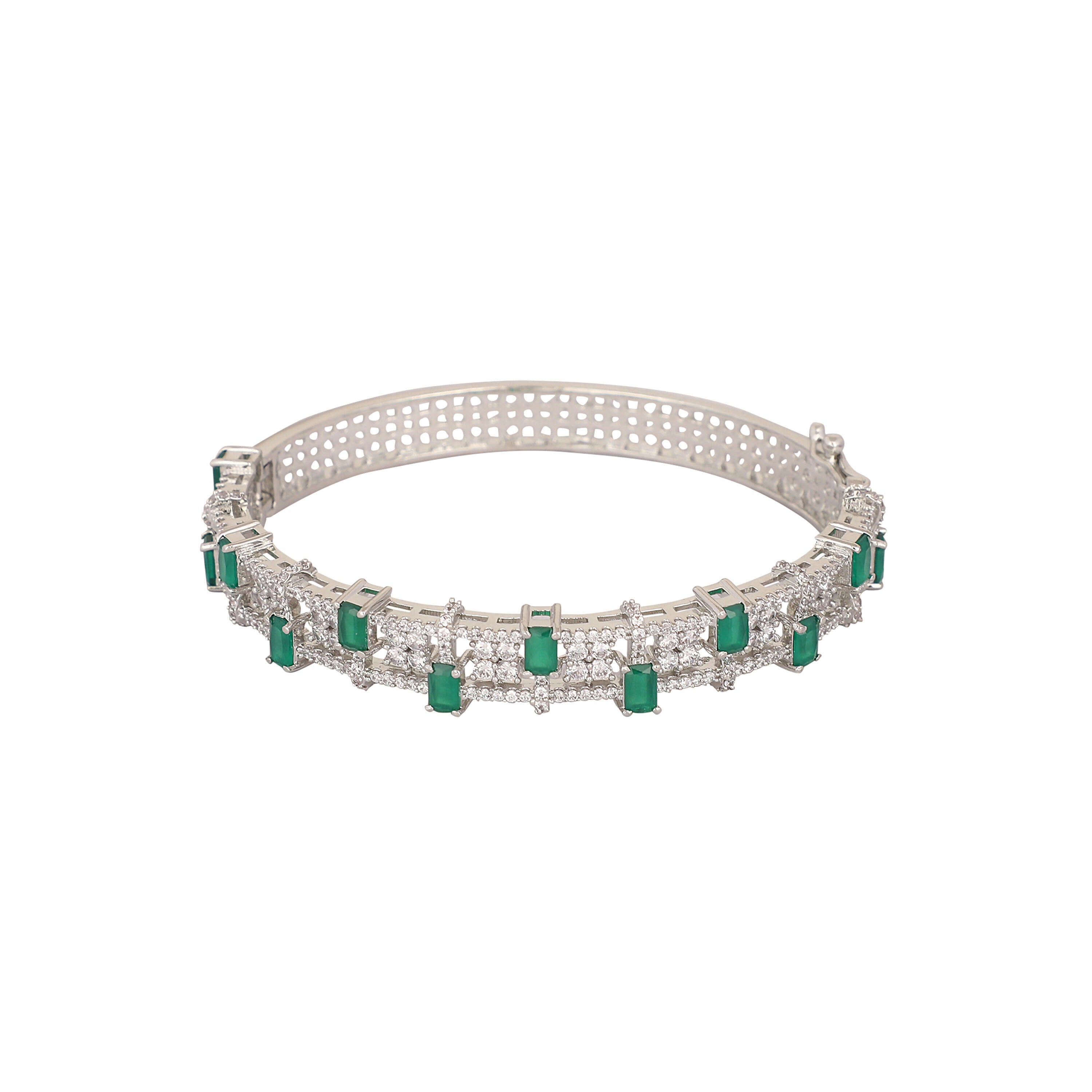 Nuyug Emerald Luxe Anti Tarnish Bangle