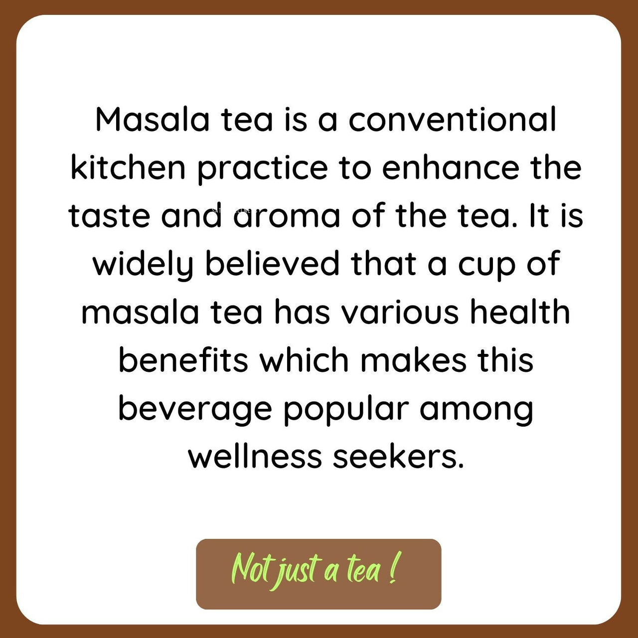 Satvi Wellness Tea masala with Ashwagandha | Ashwagandha tea mix | Satvi Tea enhancer - Distacart