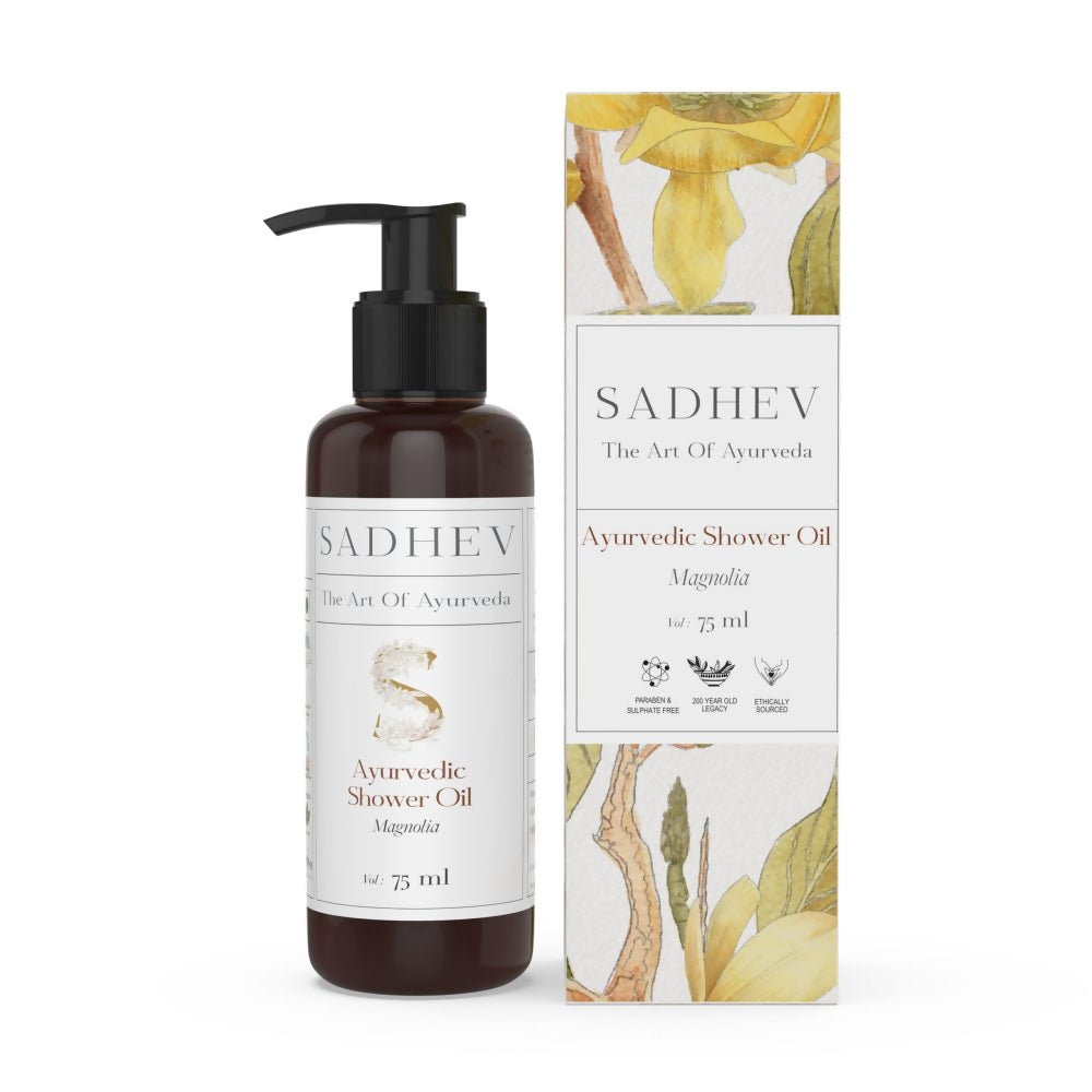Sadhev Ayurvedic Magnolia Shower Oil - Distacart