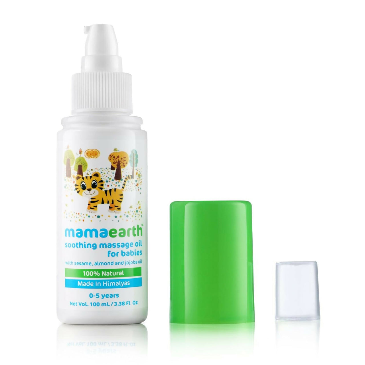 Mamaearth Dusting Powder & Soothing Massage Oil & Deeply Nourishing Wash for Babies