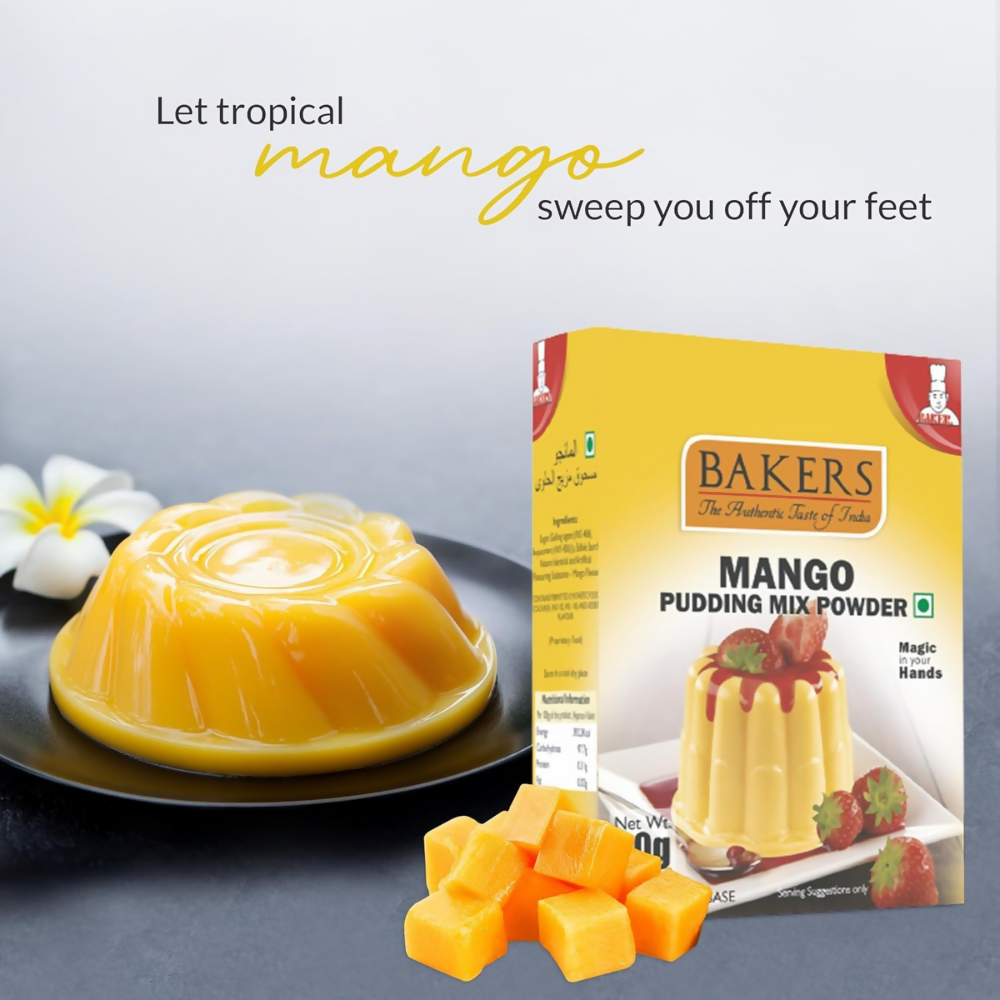 BAKERS Instant Pudding Mix - Mango Flavor - Dista