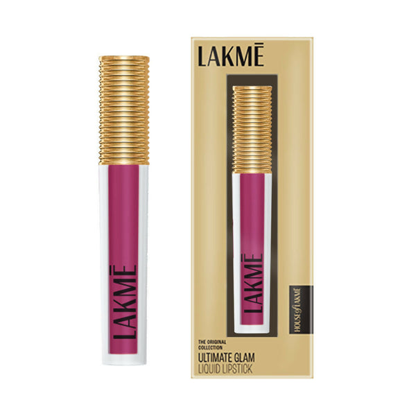 Lakme Ultimate Glam Matte Liquid Lipstick - Nude Pink