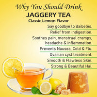 Thumbnail for Naivedyam Classic Lemon Flavour Jaggery Tea - Distacart