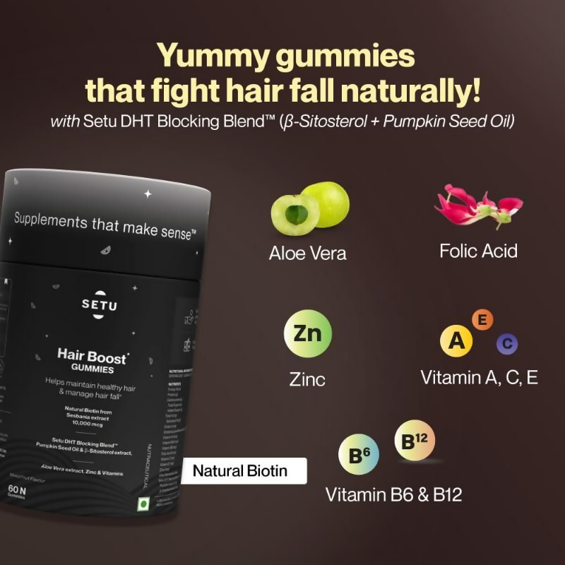 Setu Hair Boost Gummies - Distacart