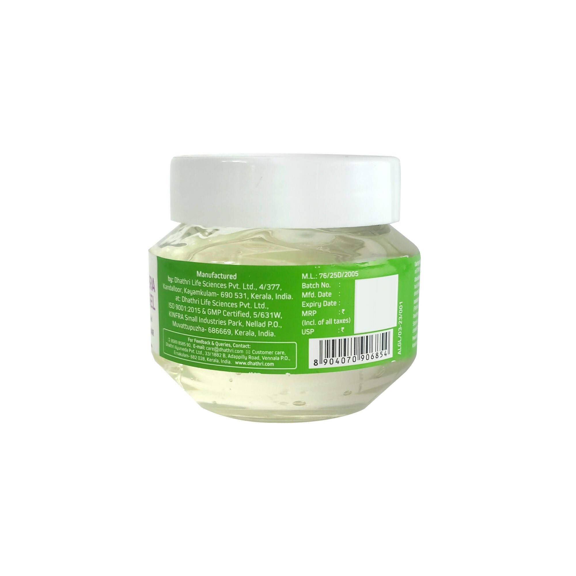 Dhathri Aloe Vera Clear Gel For Face & Hair - Distacart