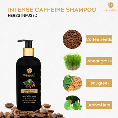 Prakruth Care Premium Herbal Intense Caffeine Shampoo - Dista
