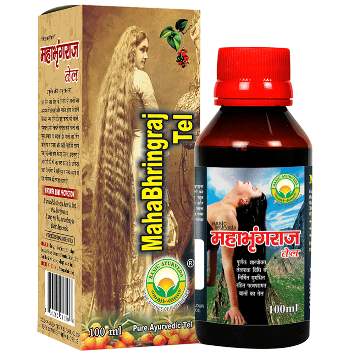 Basic Ayurveda Maha Bhringraj Tail - Distacart