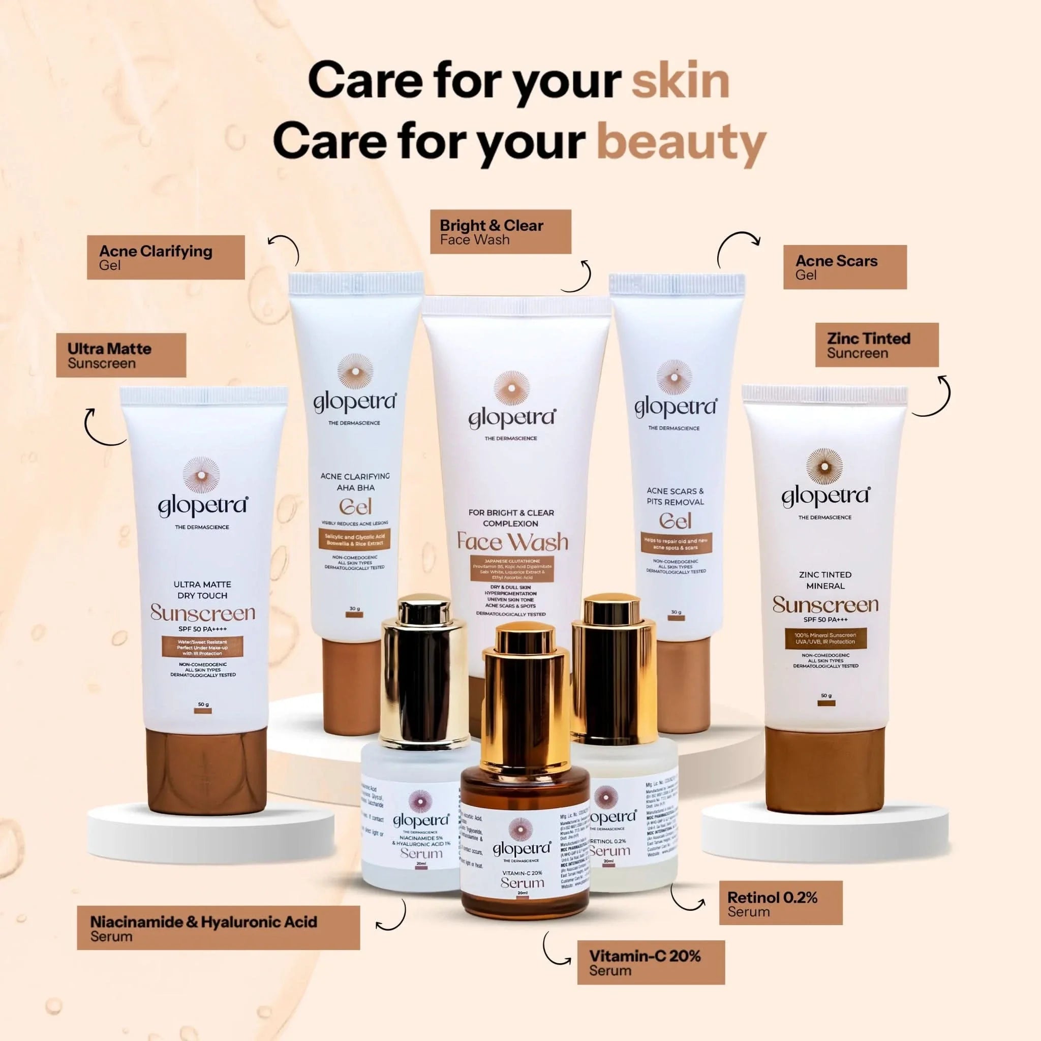 Glopetra Hydrating Niacinamide & Ceramides Moisturizer Deeply Hydrates The Skin - Dista