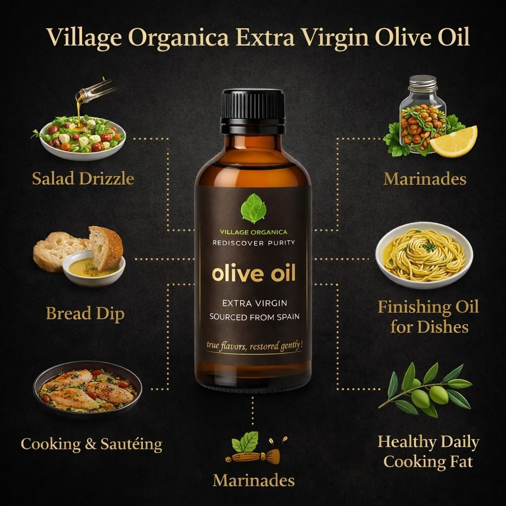 Village Organica Extra Virgin Olive Oil - Dista