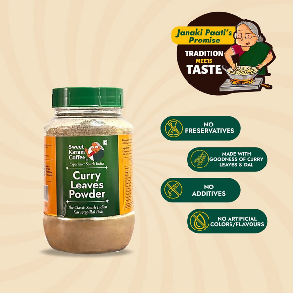 Sweet Karam Coffee Curry Leaves Powder - Distacart