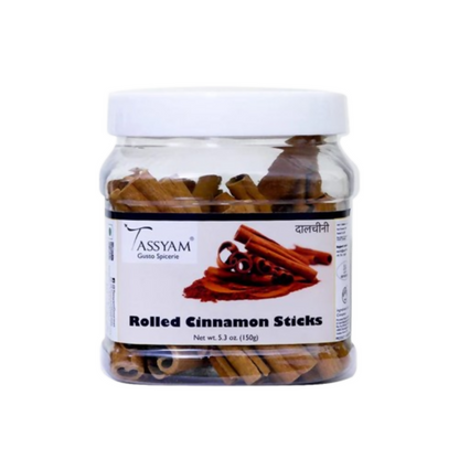 Tassyam Organics Premium Rolled Cinnamon Sticks - Distacart