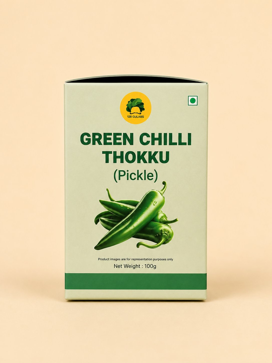 Image 2 of Gulabs Green Chilli Thokku Pickle