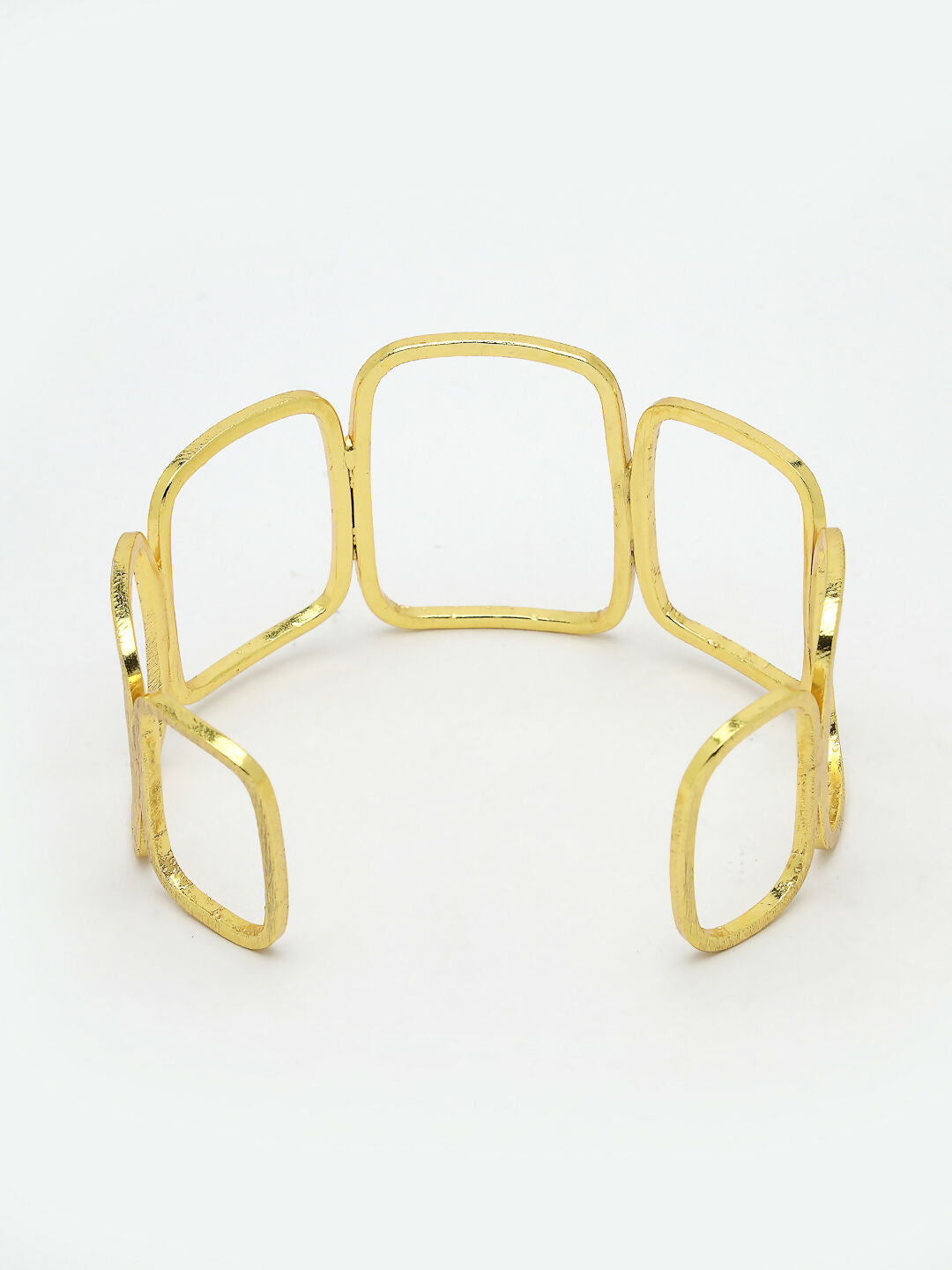 NVR Women Gold-Plated Western Cuff Bracelet - Distacart