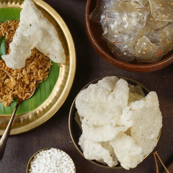 Sweet Karam Coffee Javvarisi Vadam (Sabudana Papad Crisp) - Distacart