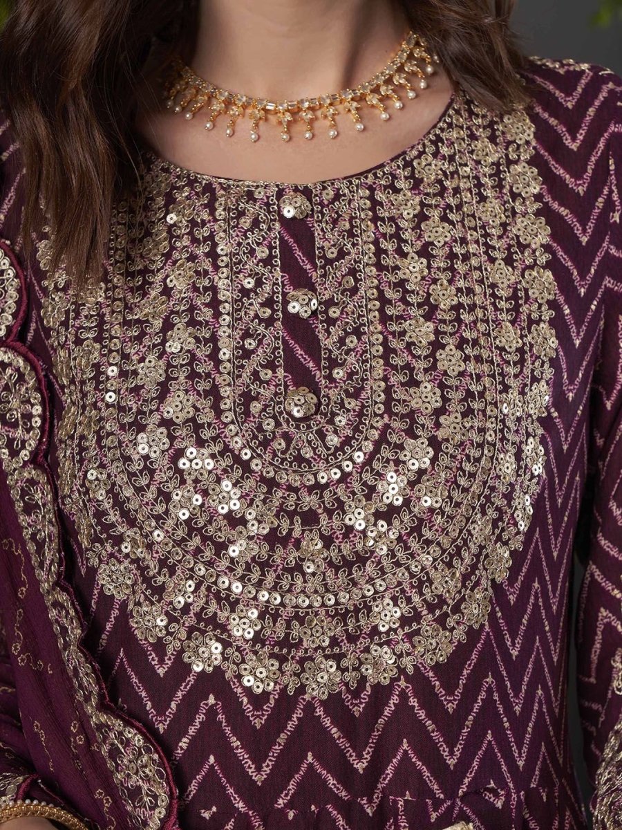 Anouk Embroidered Empire Kurta With Trousers & Dupatta - Distacart