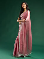 Thumbnail for kasee Solid Embellished Saree - Distacart