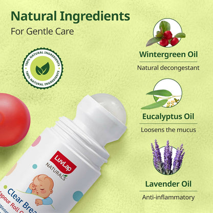 LuvLap Naturals Clear Breathe Vapour Roll On - Distacart