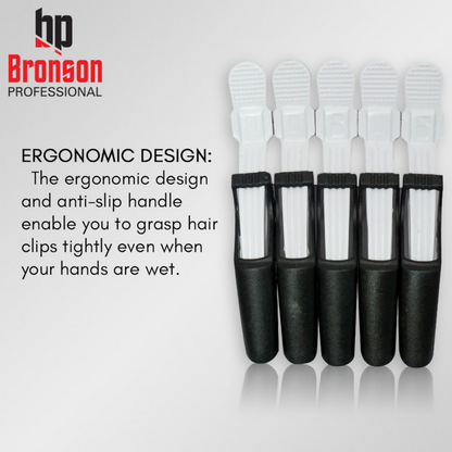 Bronson Professional Crocodile Hair Clips - Dista