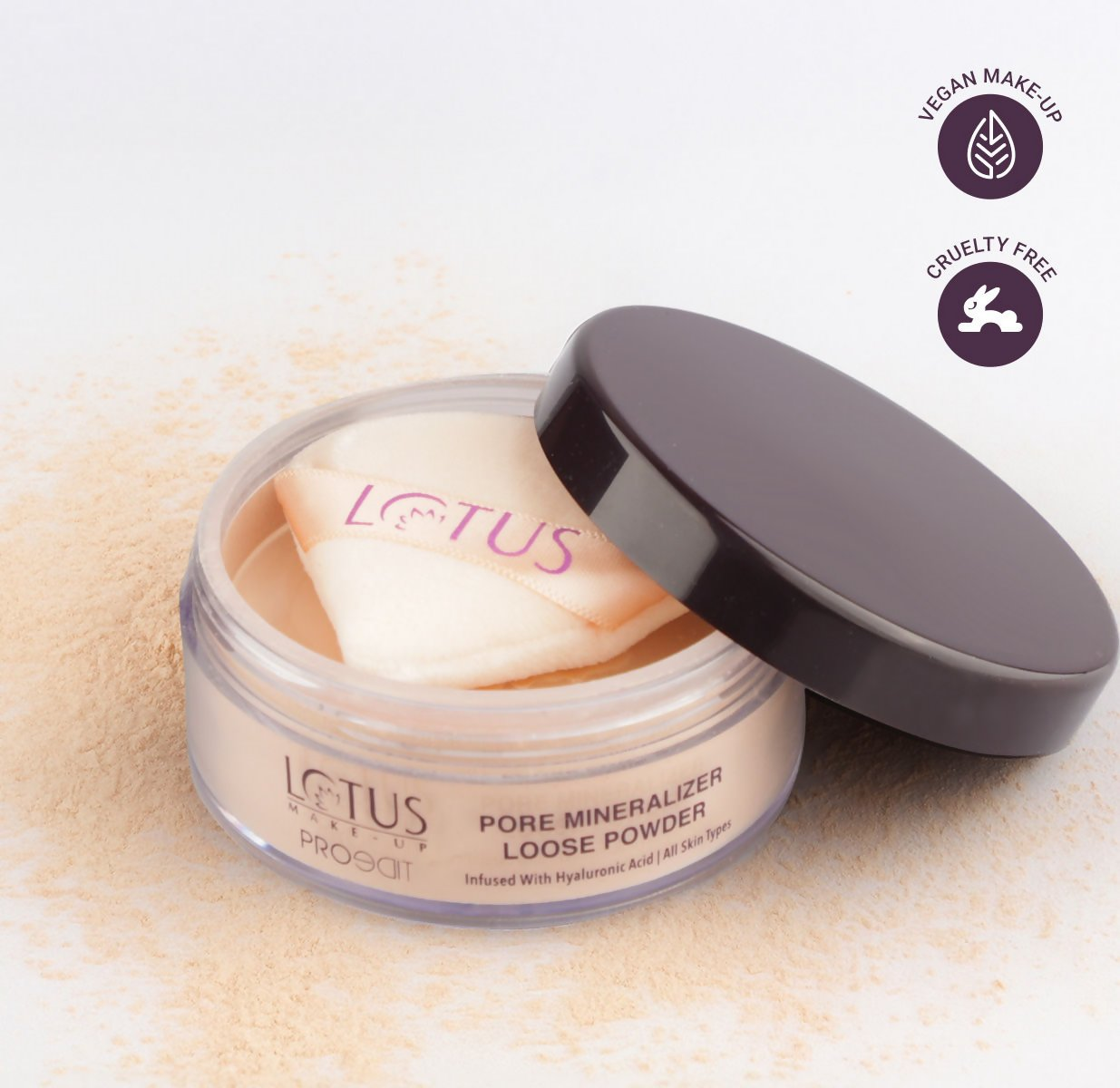 Lotus Make Up Proedit Pore Mineralize Loose Powder - 02 Latte - Distacart