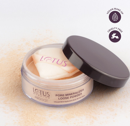 Lotus Make Up Proedit Pore Mineralize Loose Powder - 02 Latte - Distacart