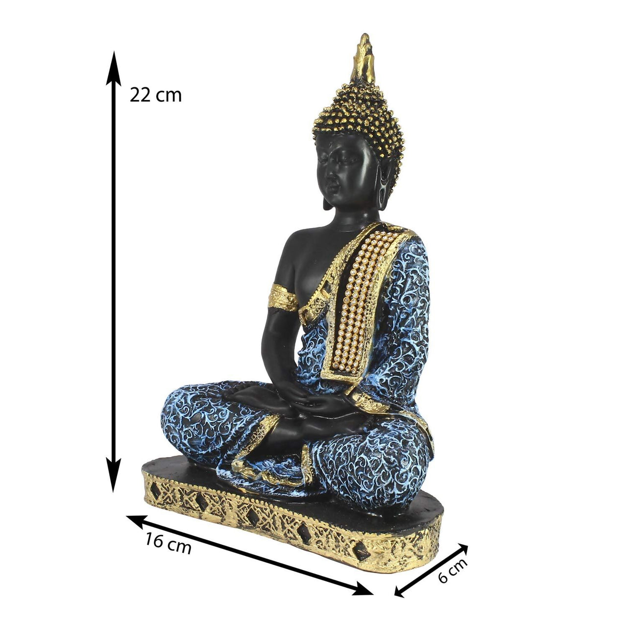 eCraftIndia Buddha Showpiece - Blue - Distacart