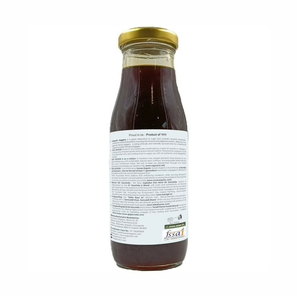 Gir So Good Natural Liquid Jaggery - Distacart