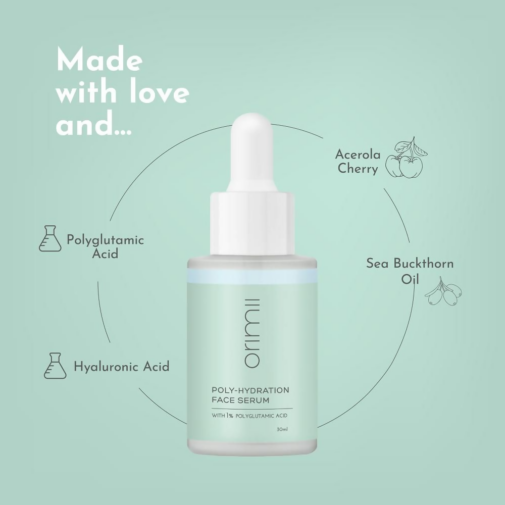 Orimii Poly Hydration Face Serum With Hyaluronic Acid For Hydration - Distacart