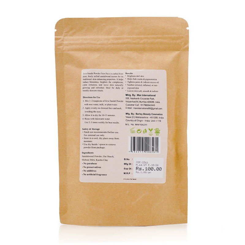 Jeva Sandalwood Powder Face Pack - Dista