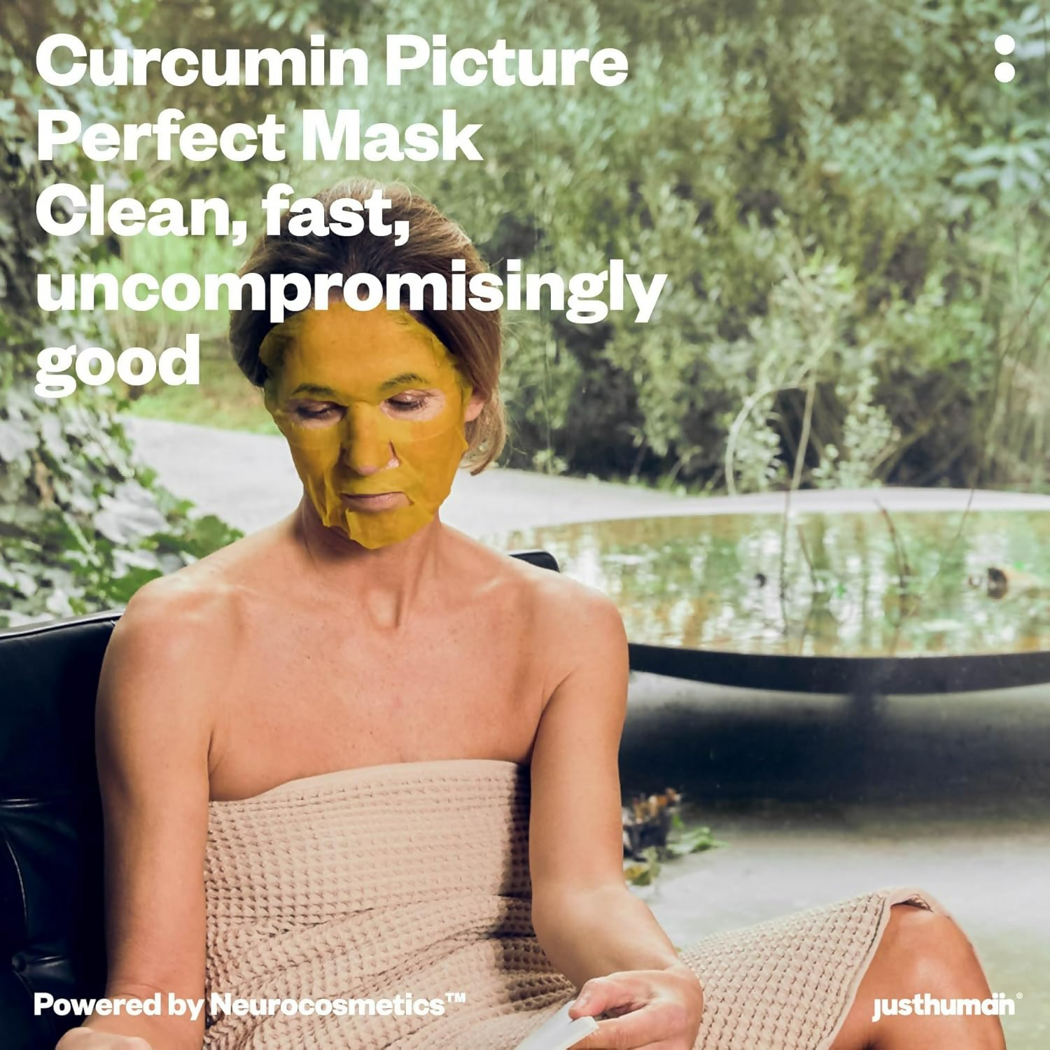 JustHuman Curcumin Picture Perfect Face Mask - Distacart