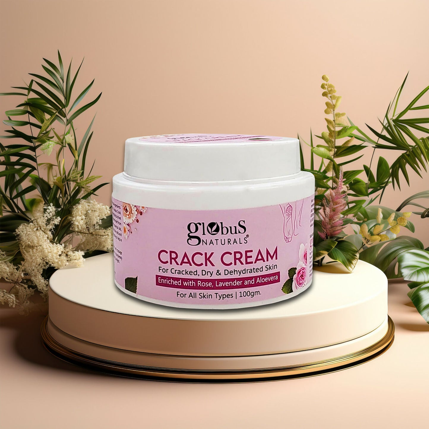Globus Naturals Crack Cream Rose - Distacart