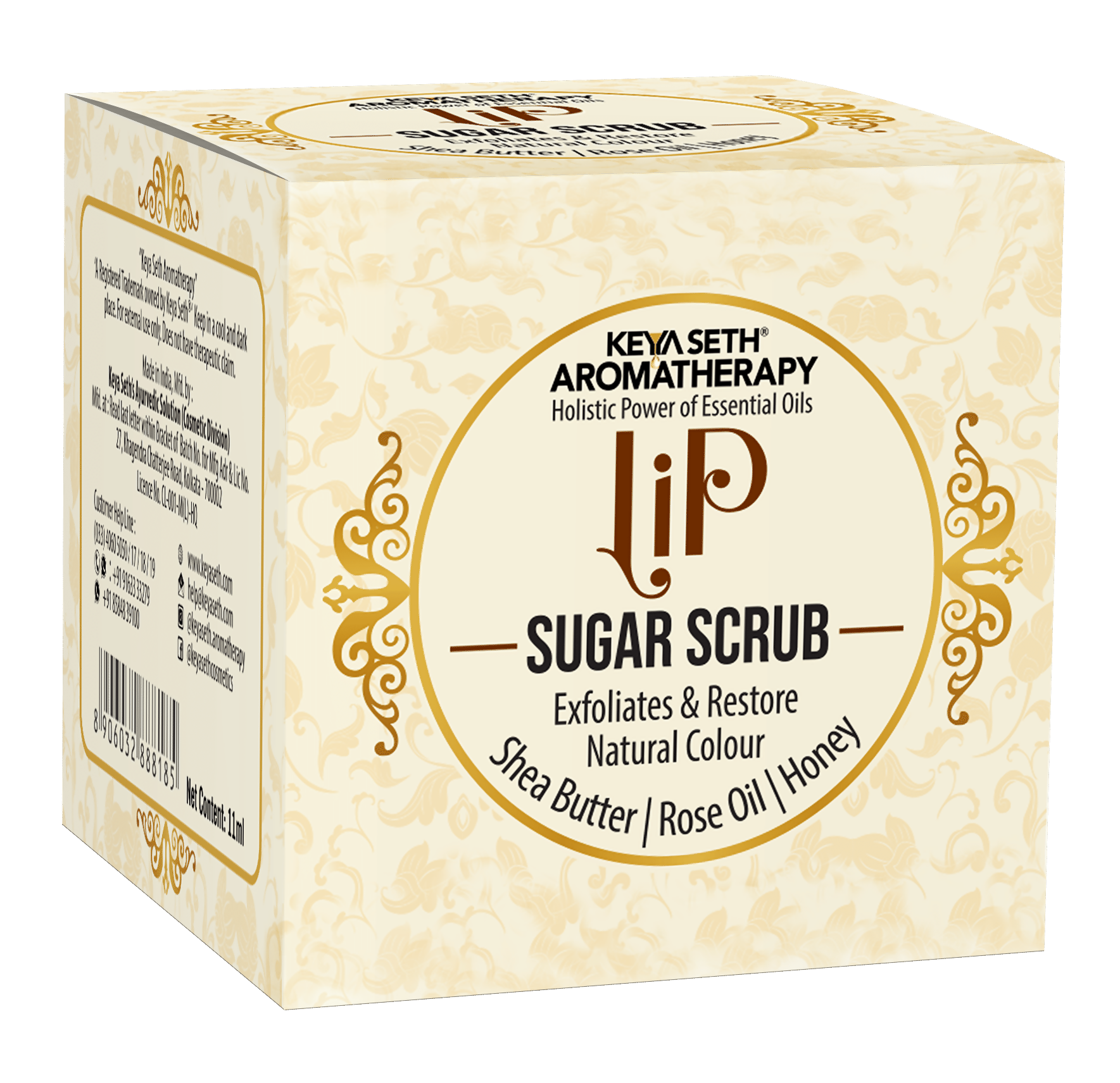 Keya Seth Aromatherapy Lip Sugar Scrub - Distacart