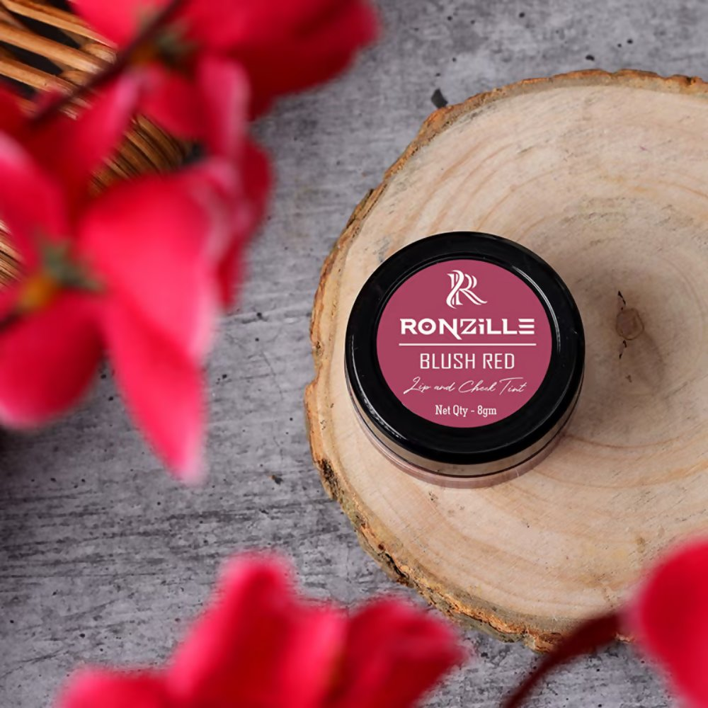 Ronzille Lip And Cheek Tint - Blush Red - Dista