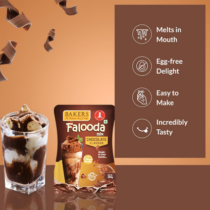 BAKERS Chocolate Flavored Falooda Mix - Dista