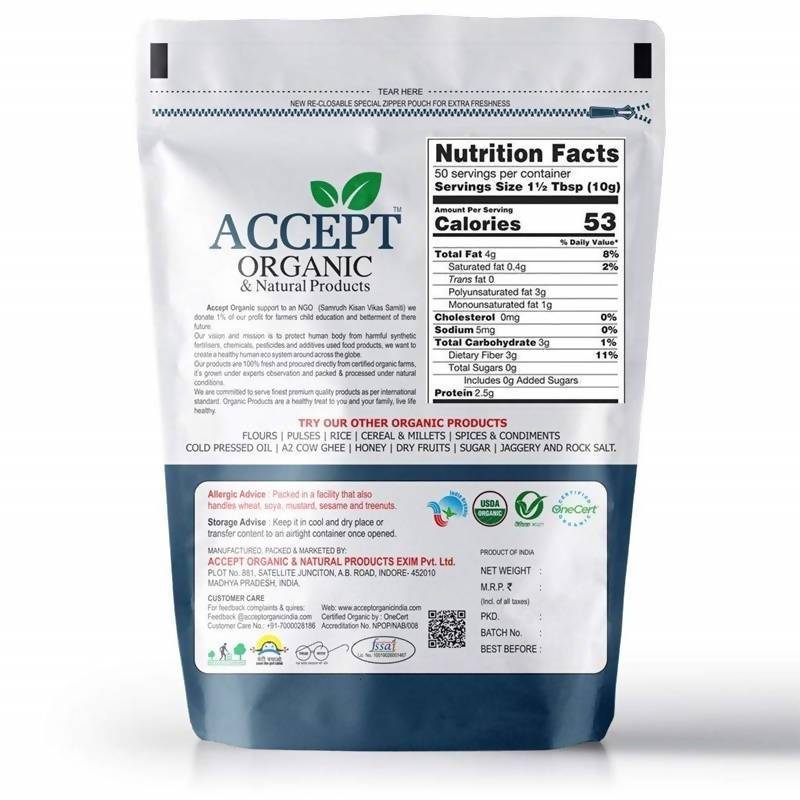 Accept Organic Flax Seeds