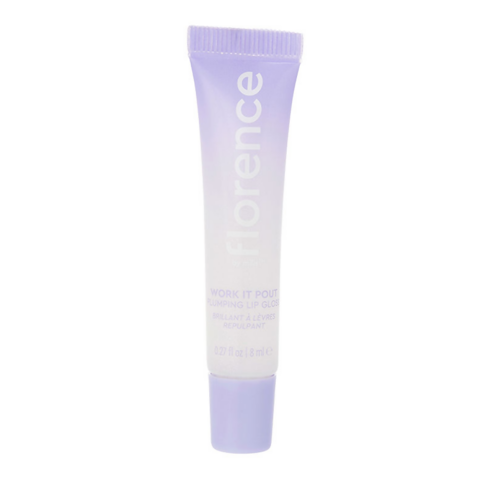 Florence by Mills Work It Pout Plumping Lip Gloss - Pink Wink - Distacart