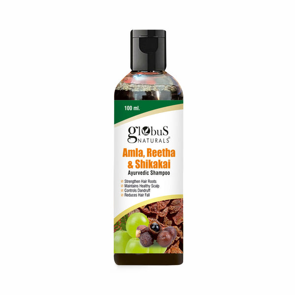 Globus Naturals Amla Reetha Shikakai Shampoo