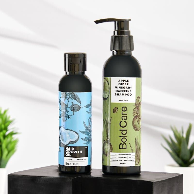 Bold Care DHT Blocker Shampoo & Hair Growth Oil Combo - Distacart