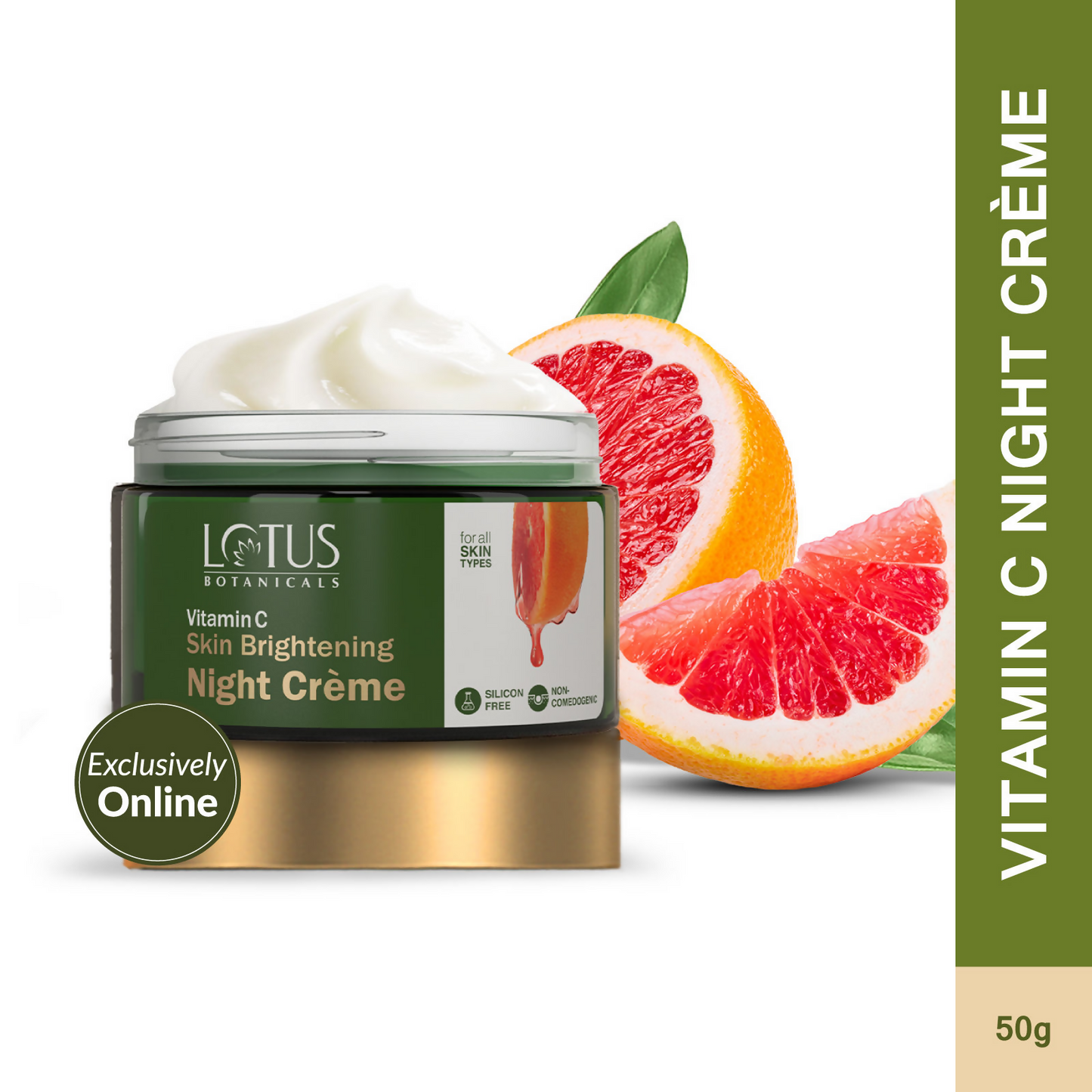 Lotus Botanicals Skin Brightening Night Cream - Distacart
