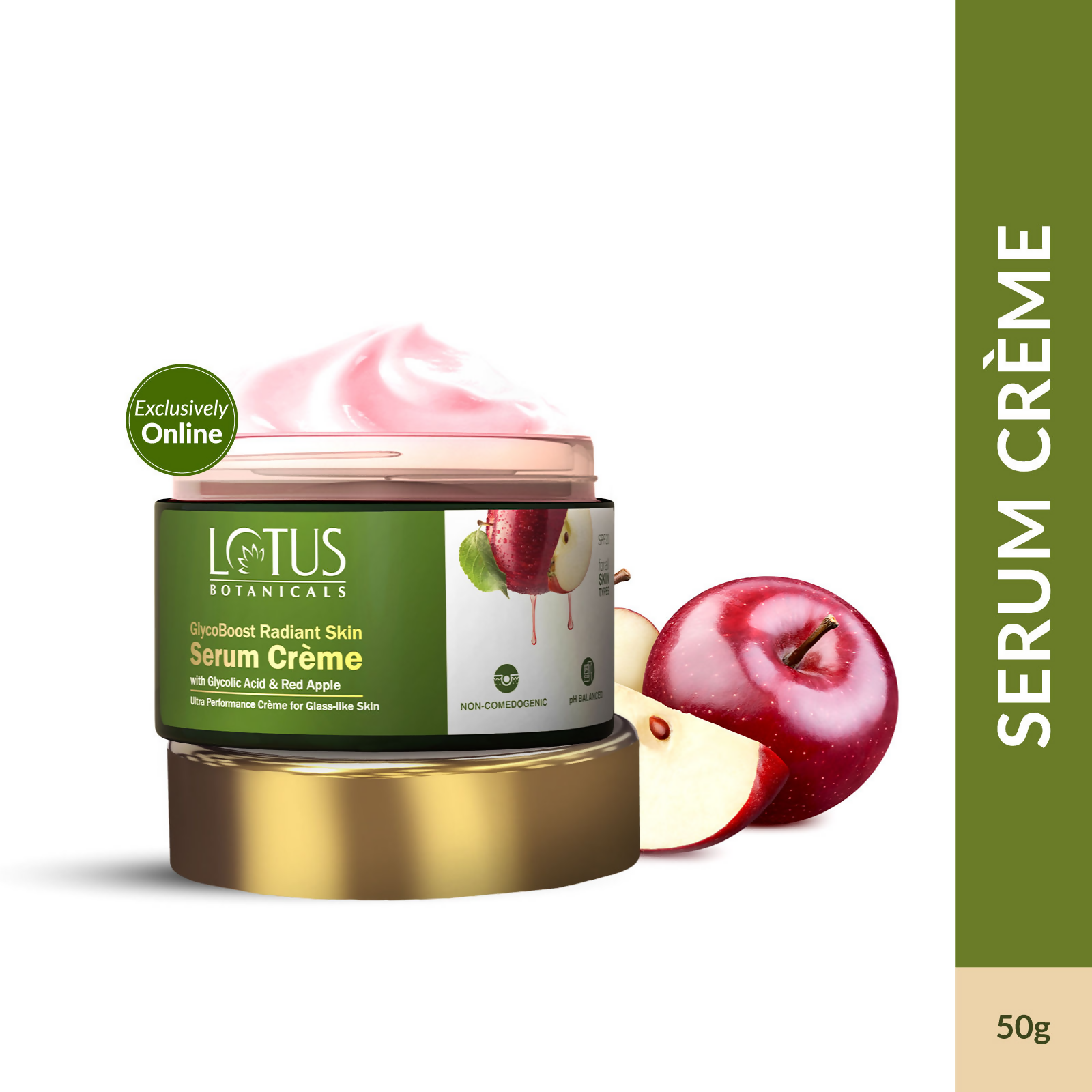 Lotus Botanicals GlycoBoost Radiant Skin Serum Creme - Distacart
