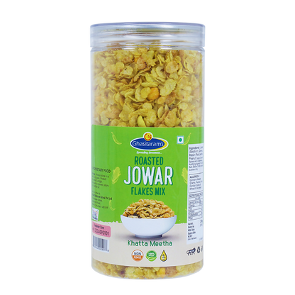 Punjabi Ghasitaram Halwai Jowar Flakes Mix Khatta Meetha - Dista