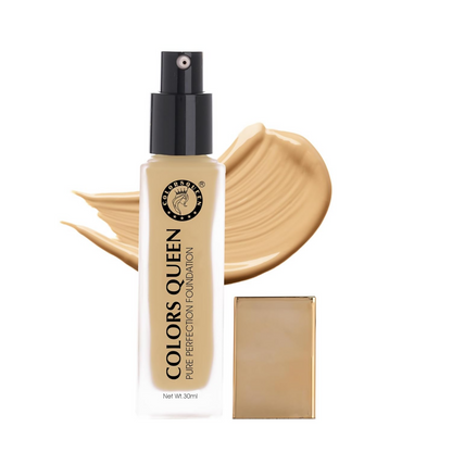 Colors Queen Pure Perfection Foundation – 04 Natural Nude - Distacart