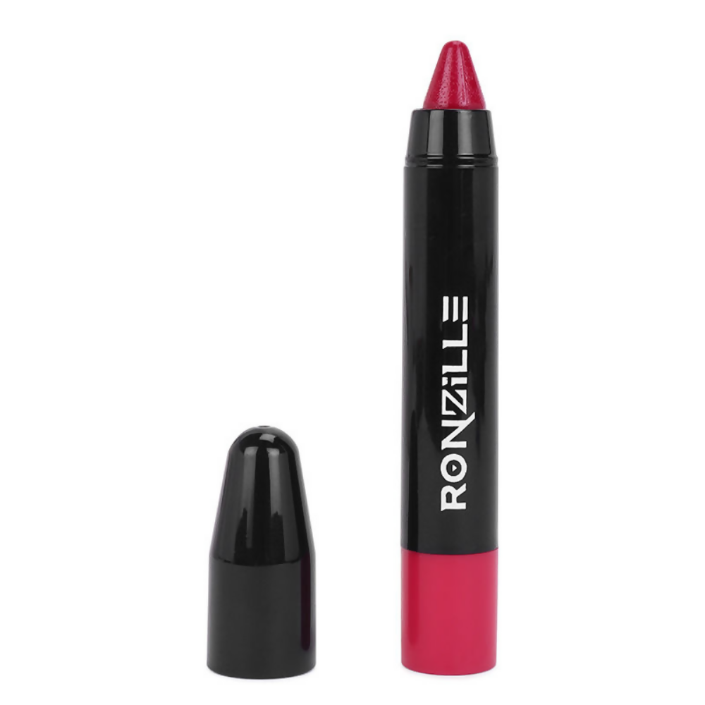 Ronzille Long Stay Matte Lip Crayon - Deep Carmine - Dista