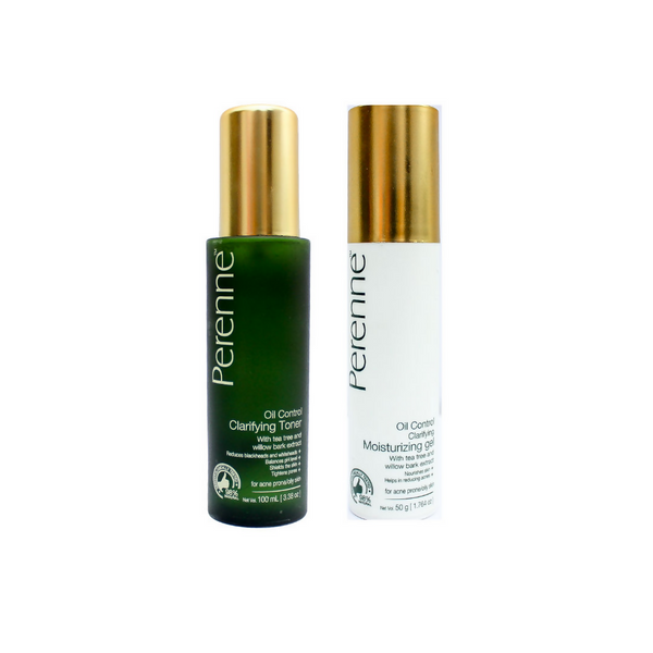 Perenne Oil Control Hydrating Combo For Acne Prone & Sensitive Skin - Distacart