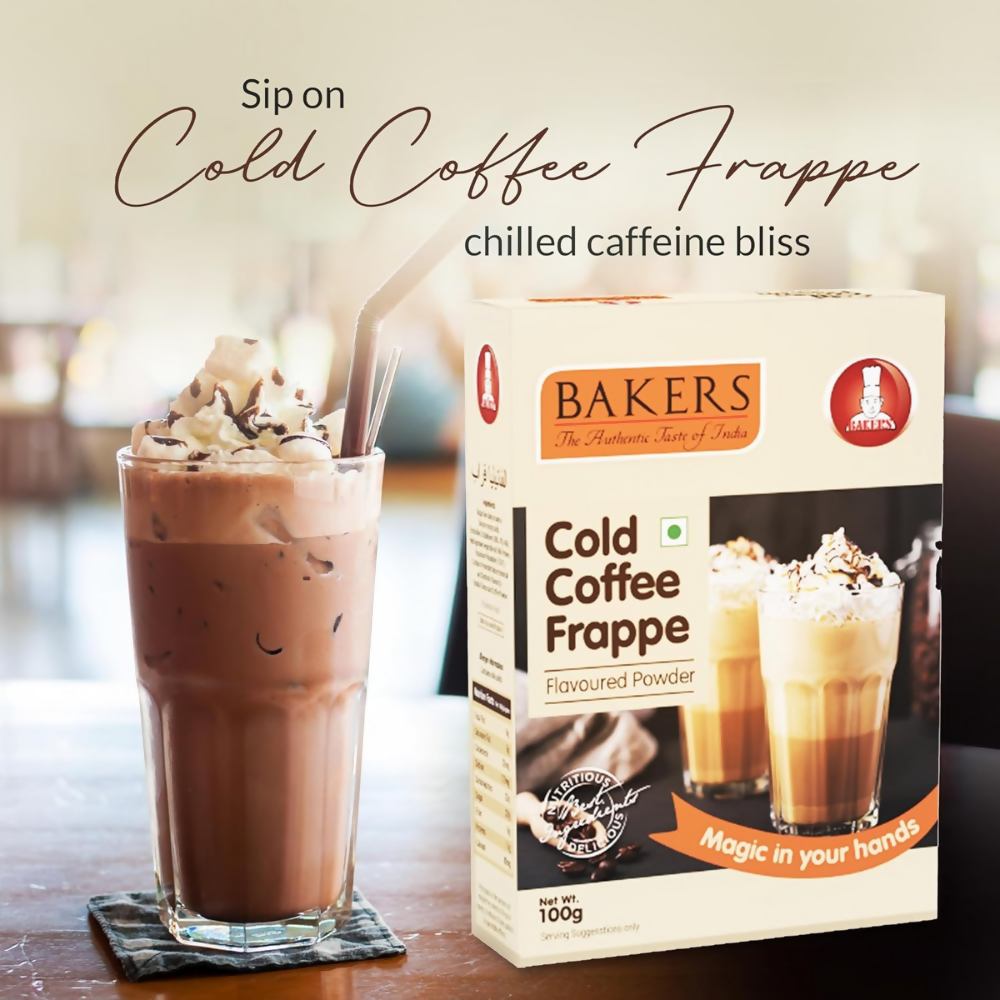 BAKERS Cold Coffee Frappe Powder & Belgian Choco Frappe Powder - Dista