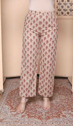 Thumbnail for Miravan Womens Pure Cotton Straight Floral Printed Kurta With Palazzo-Multicolor - Distacart