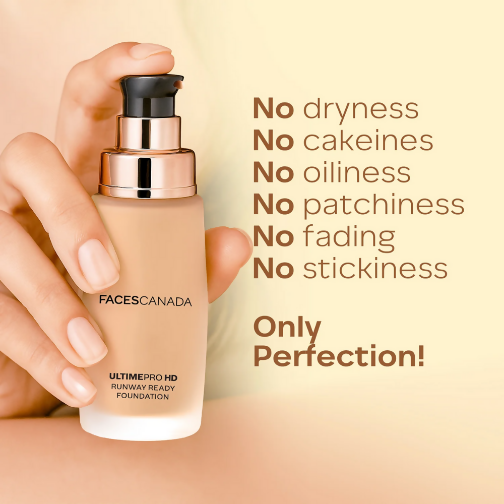Faces Canada Ultime Pro Hd Runway Ready Foundation - Soft Sand 05 - Distacart