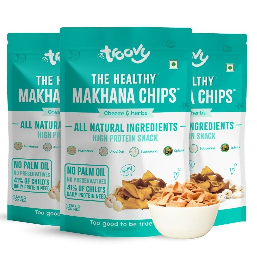 Troovy Makhana Chips Tasty & High Protein Snacks - Distacart