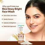 Thumbnail for Mamaearth Rice Dewy Bright Face Wash With Rice Water & Niacinamide for Glass Skin - Distacart